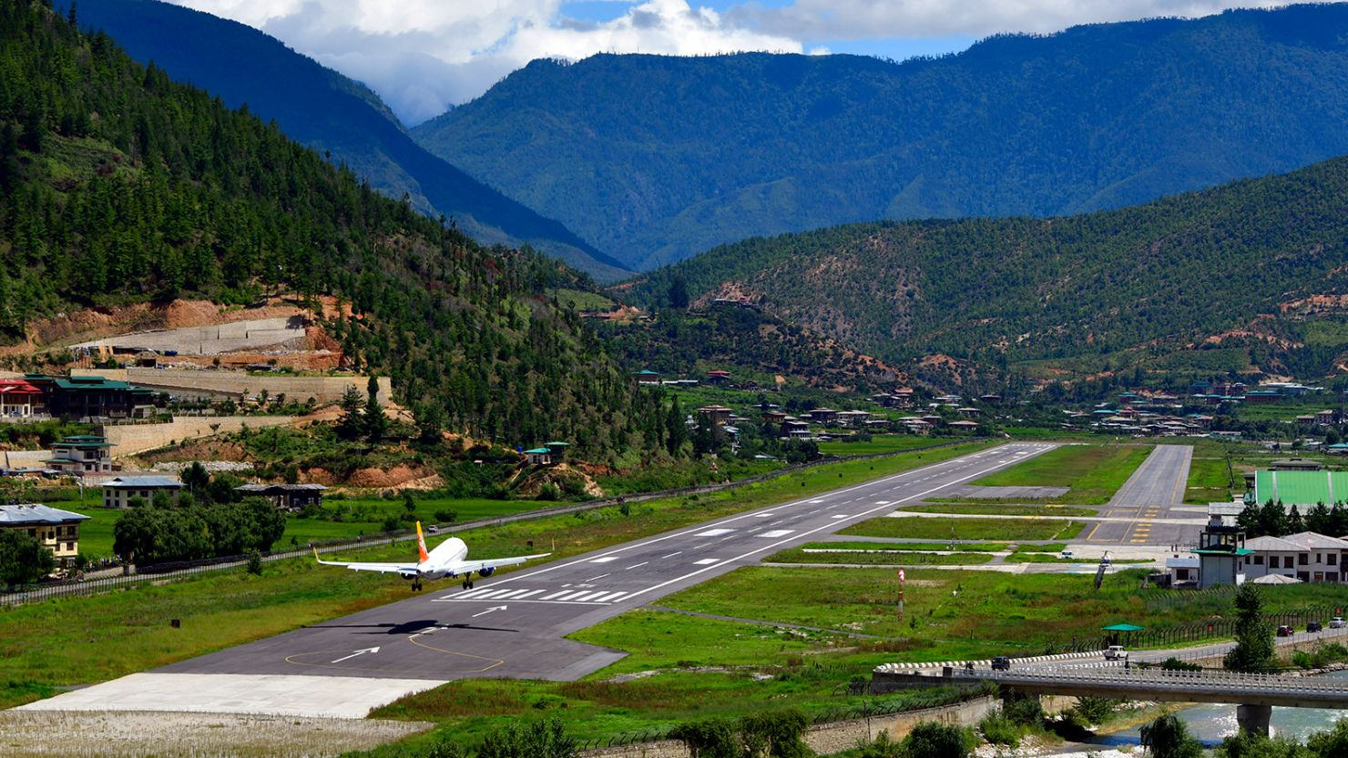 Paro Airport of Bhutan