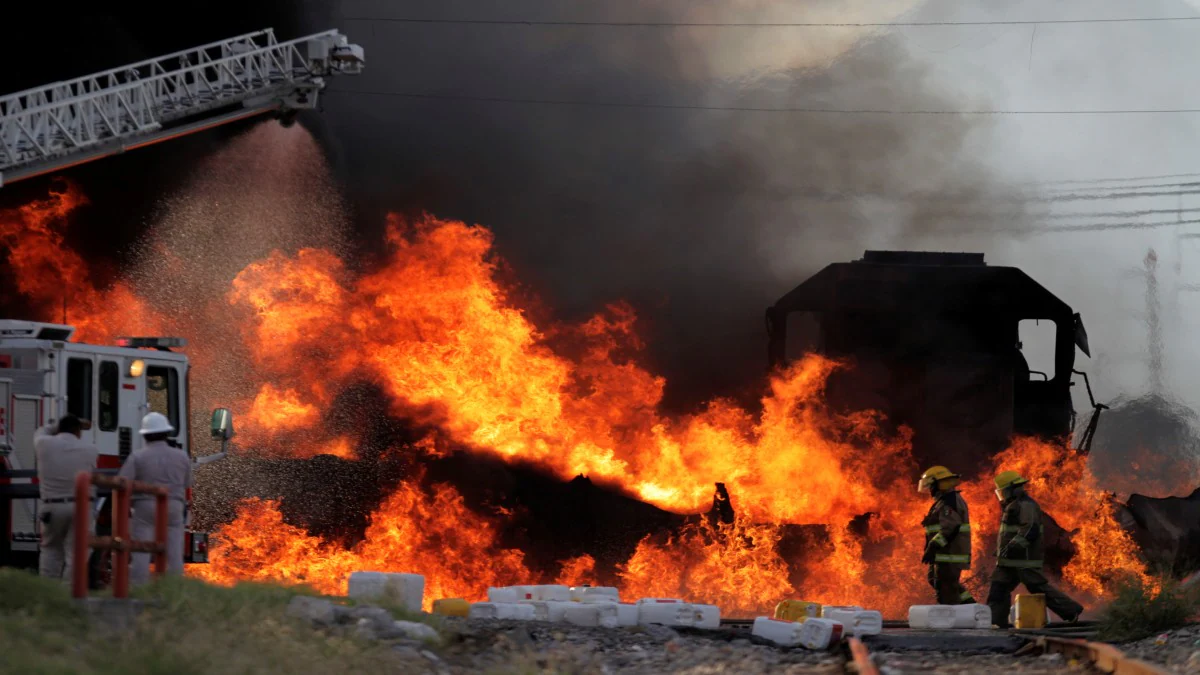 Fuel tanker hits truck in Nigeria