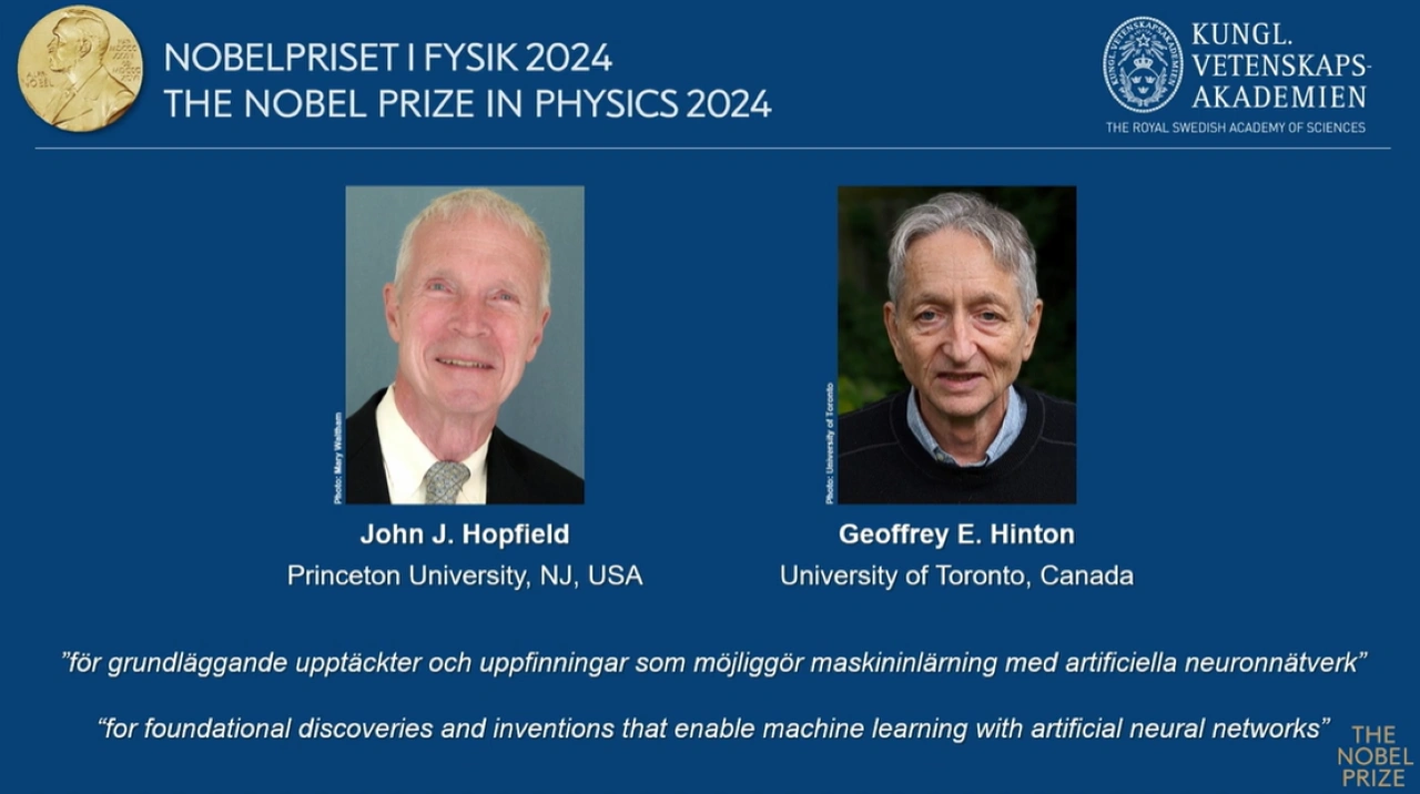 John Hopfield and Geoffrey Hinton