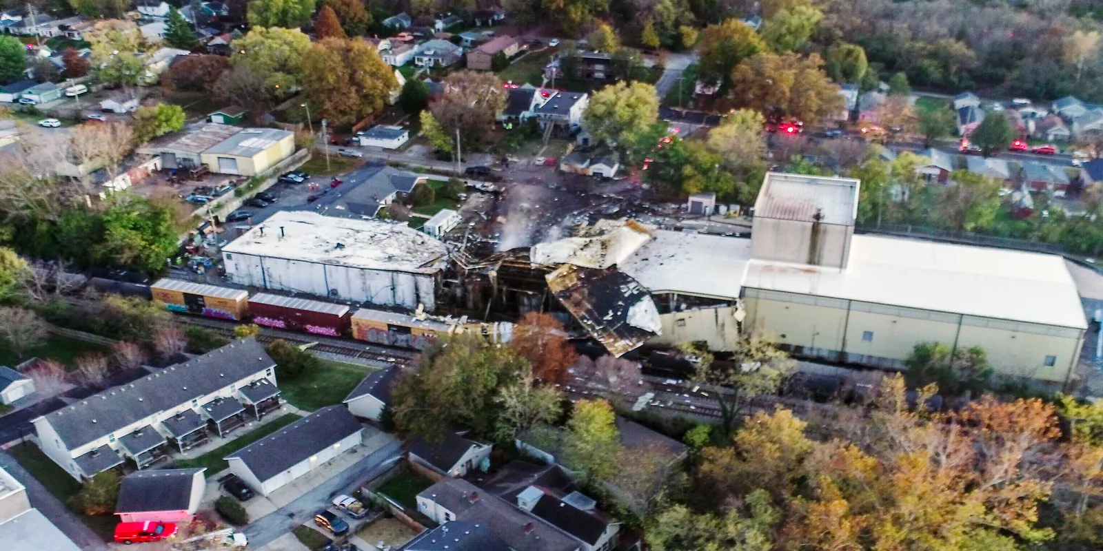 Plant explosion in Louisville