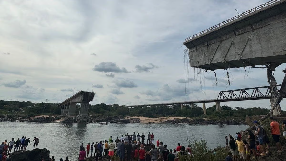 Bridge collapsed