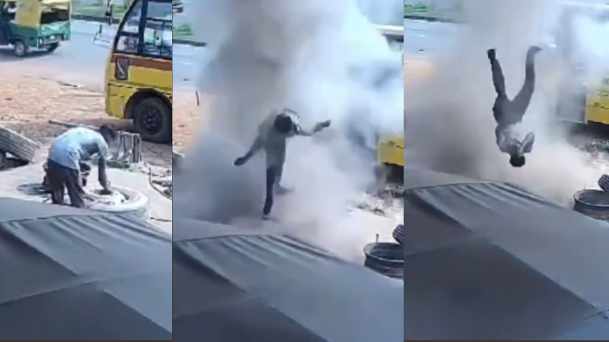 tyre explode