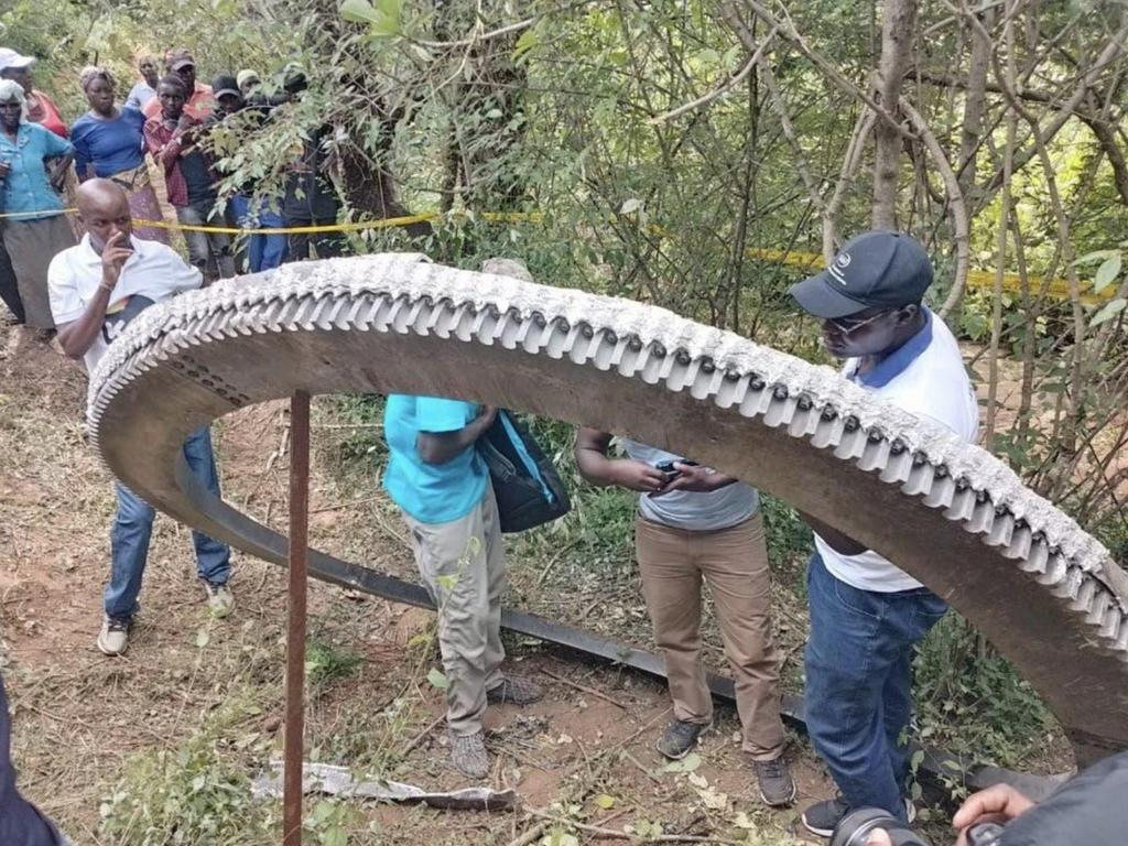 Metal Ring Falls from Sky