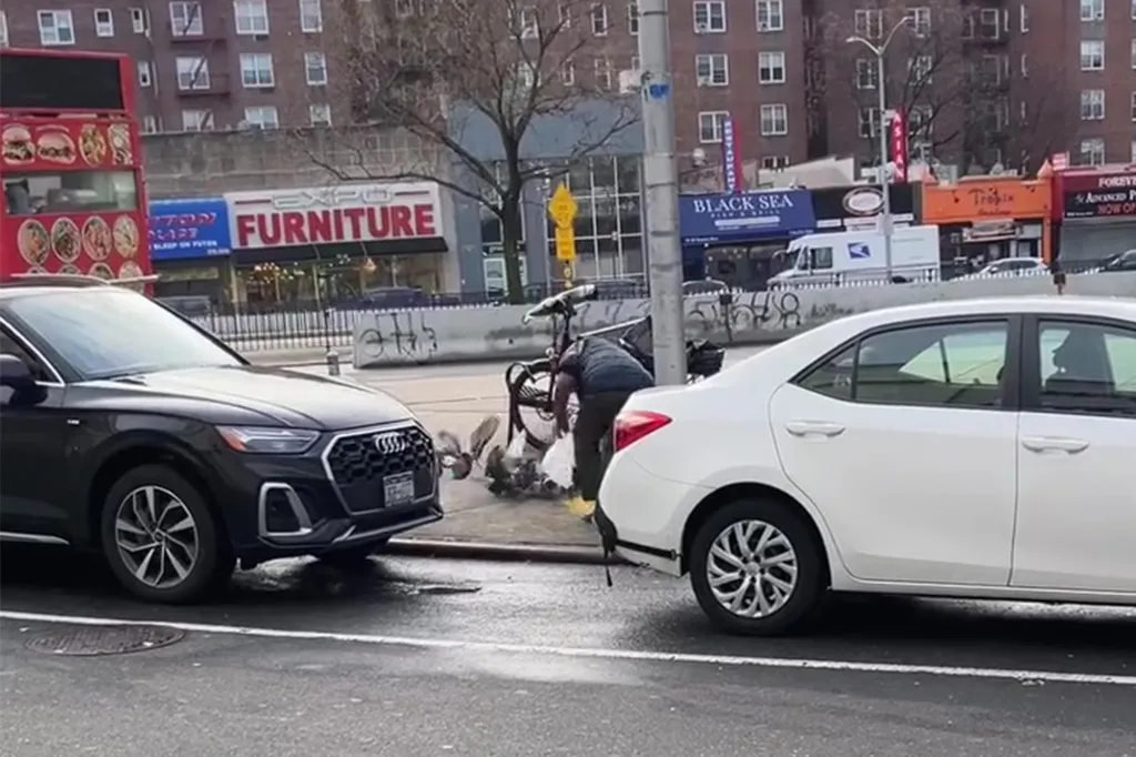 Food truck worker captures live pigeon