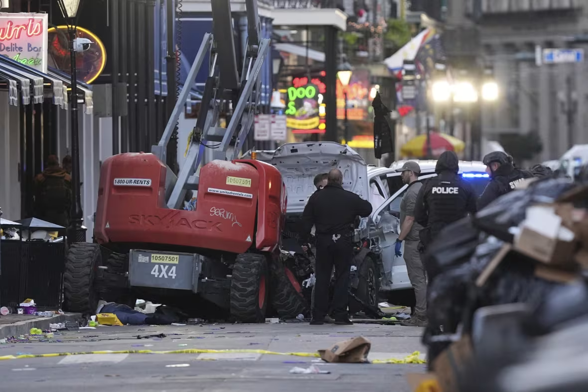 Vehicle Drove Into a Crowd in Bourbon Street