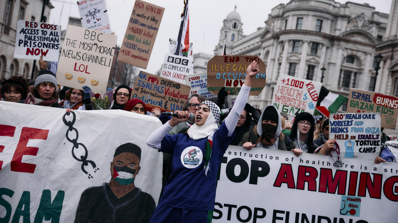 Pro-Palestine rally in London