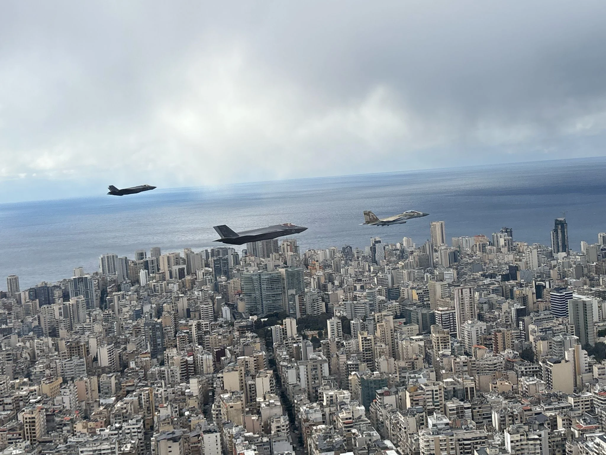 Israeli jets seen flying over Beirut