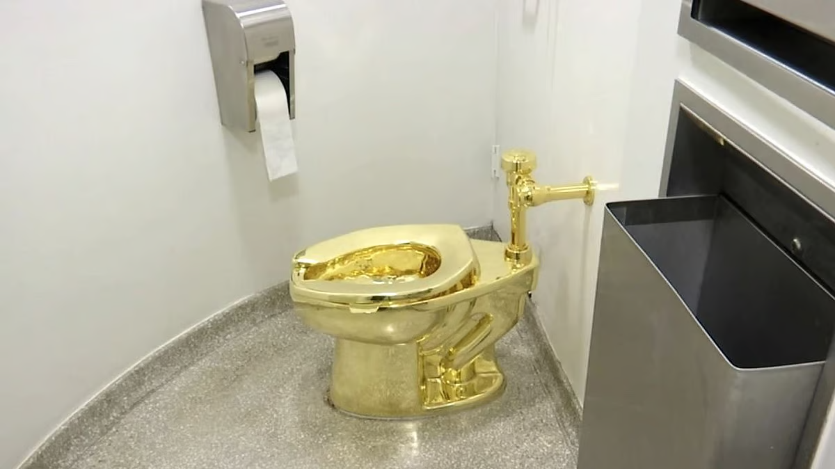 Gold Toilet Seat