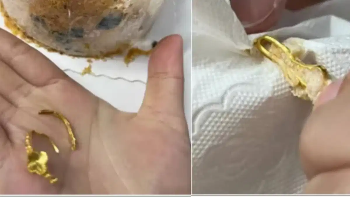 Woman Almost Eats Proposal Ring Hiding in Cake