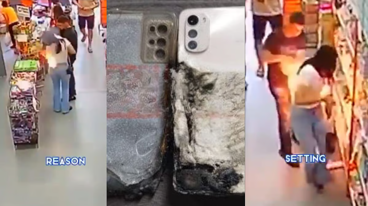 Woman's Phone Exploded and Set Her Pant Ablaze
