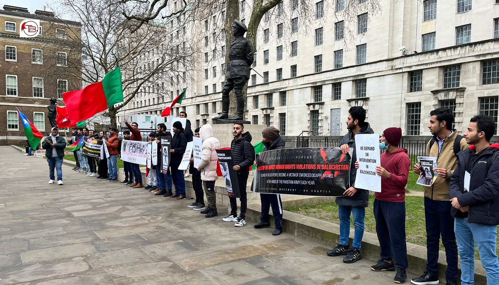 Anti-Pakistan Protest at 10 Downing Street