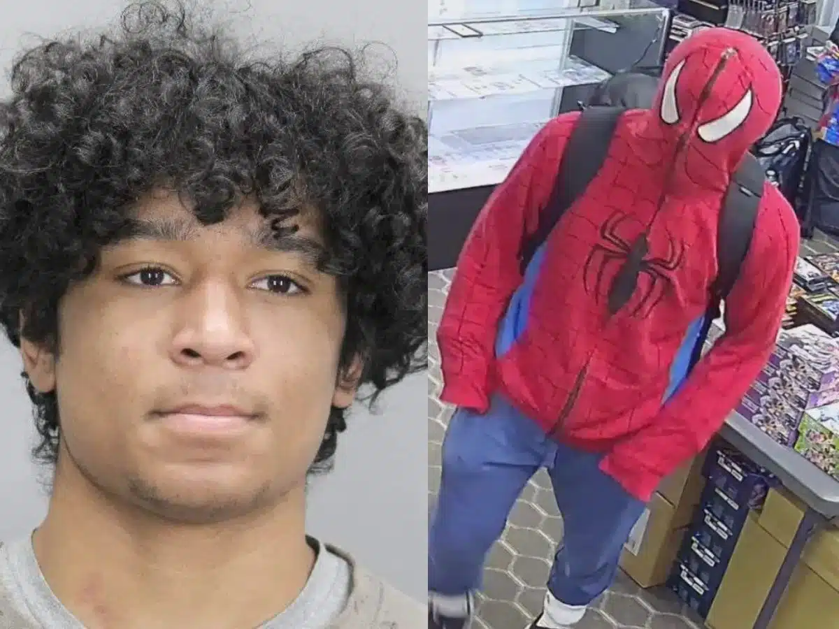 Man in Spider-Man Costume Shoplifted