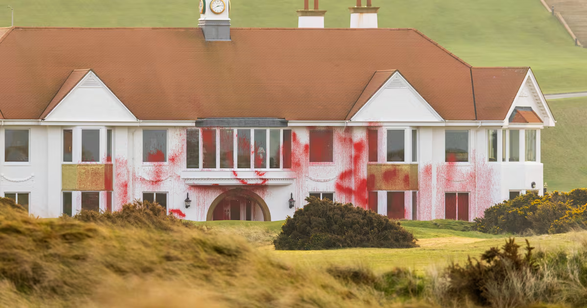 Trump's Turnberry Resort in Scotland Vandalised