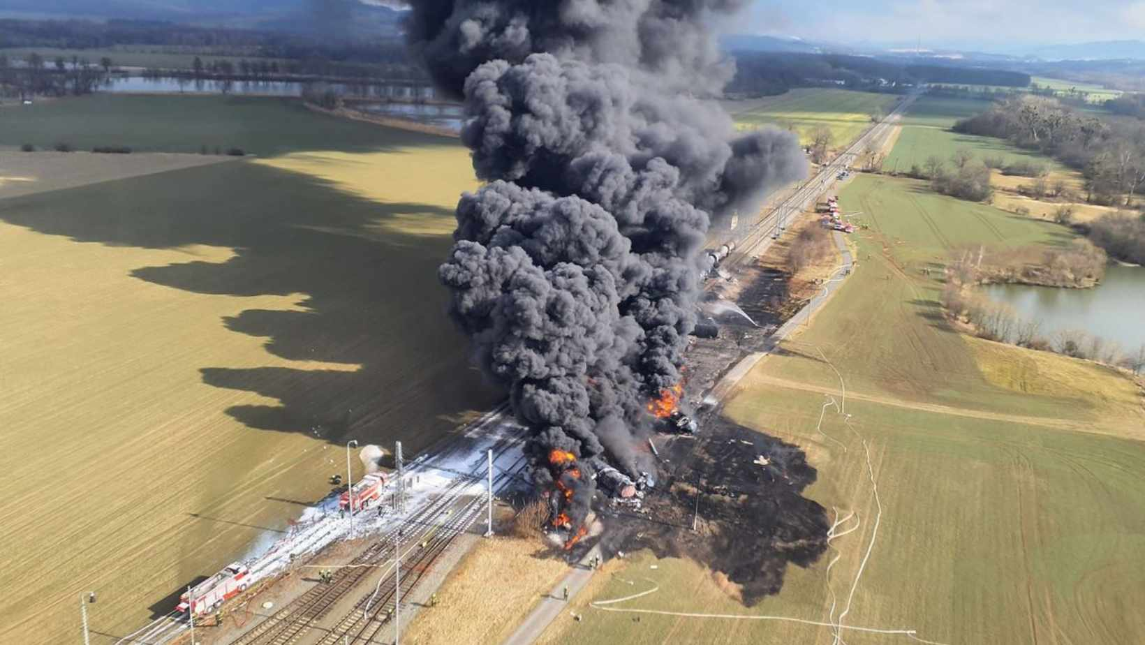 Freight Train Derailment in Czech Republic