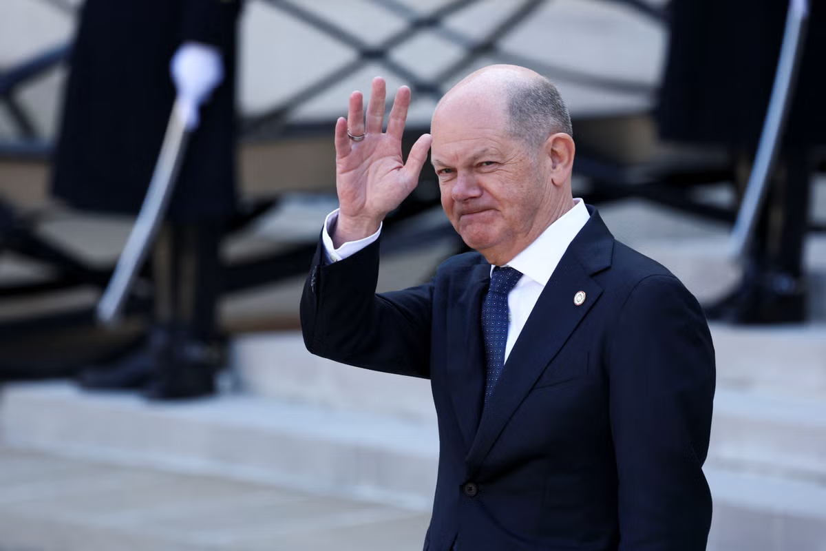 German Chancellor Olaf Scholz
