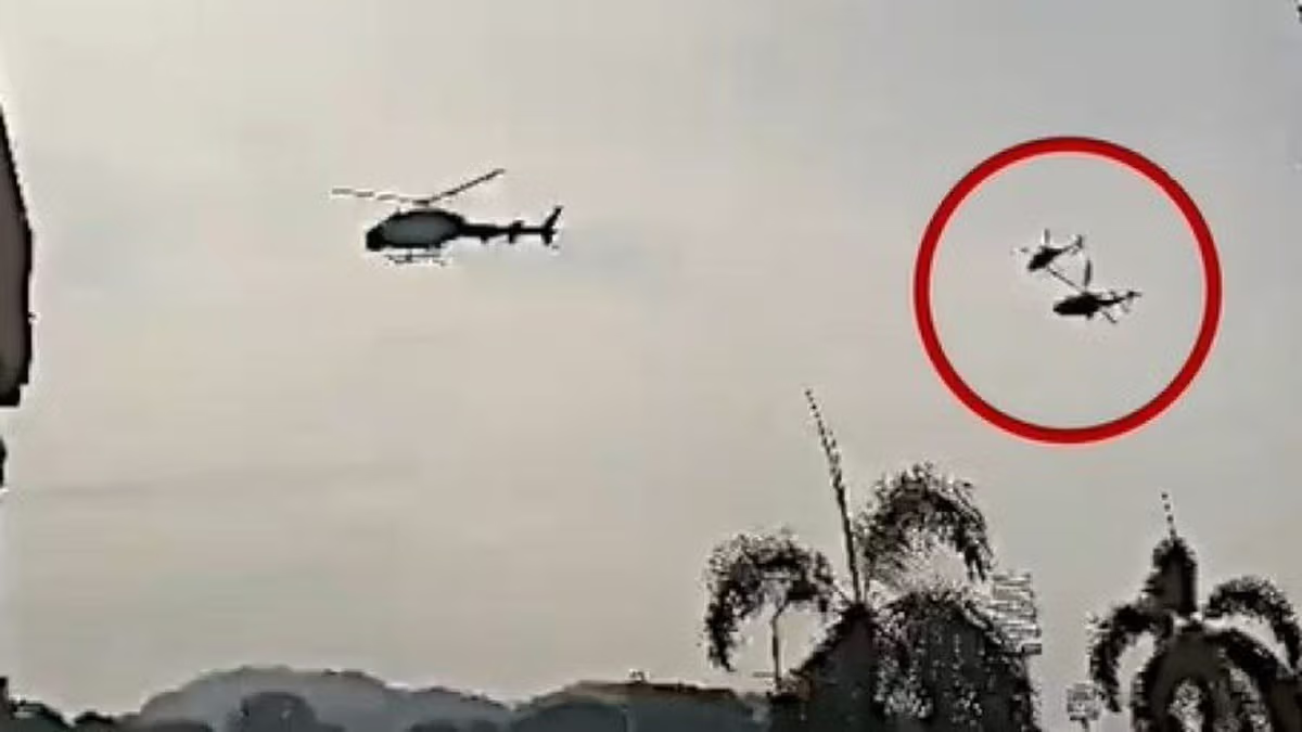 Civilian Helicopters Collided Mid-Air