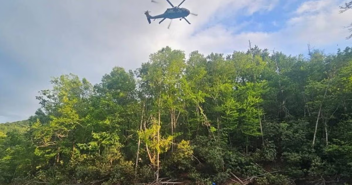 Airlifted From Remote Banks of Lost Cove Creek