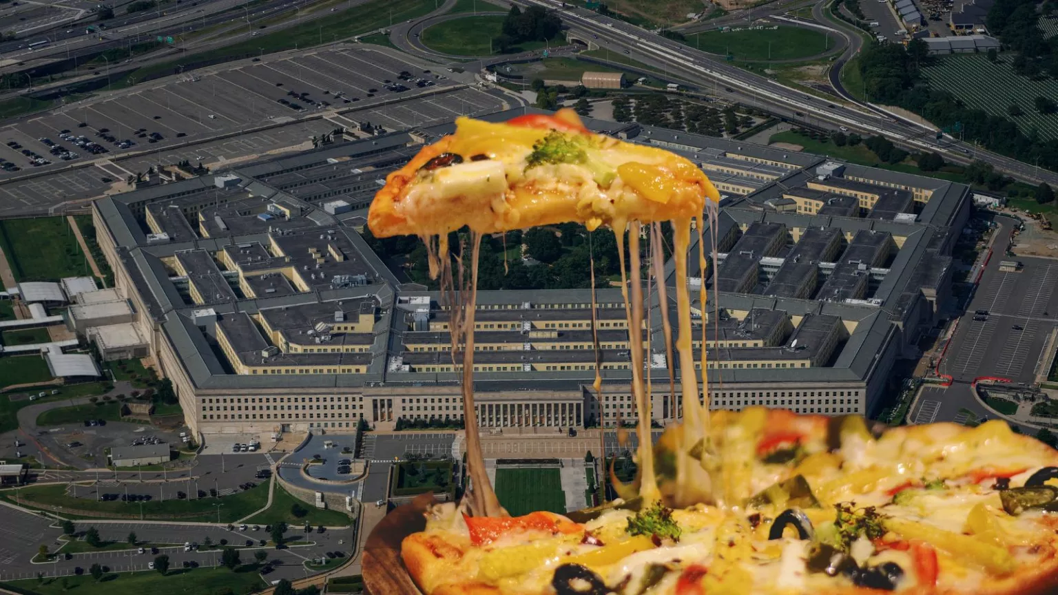 Pentagon Pizza Index