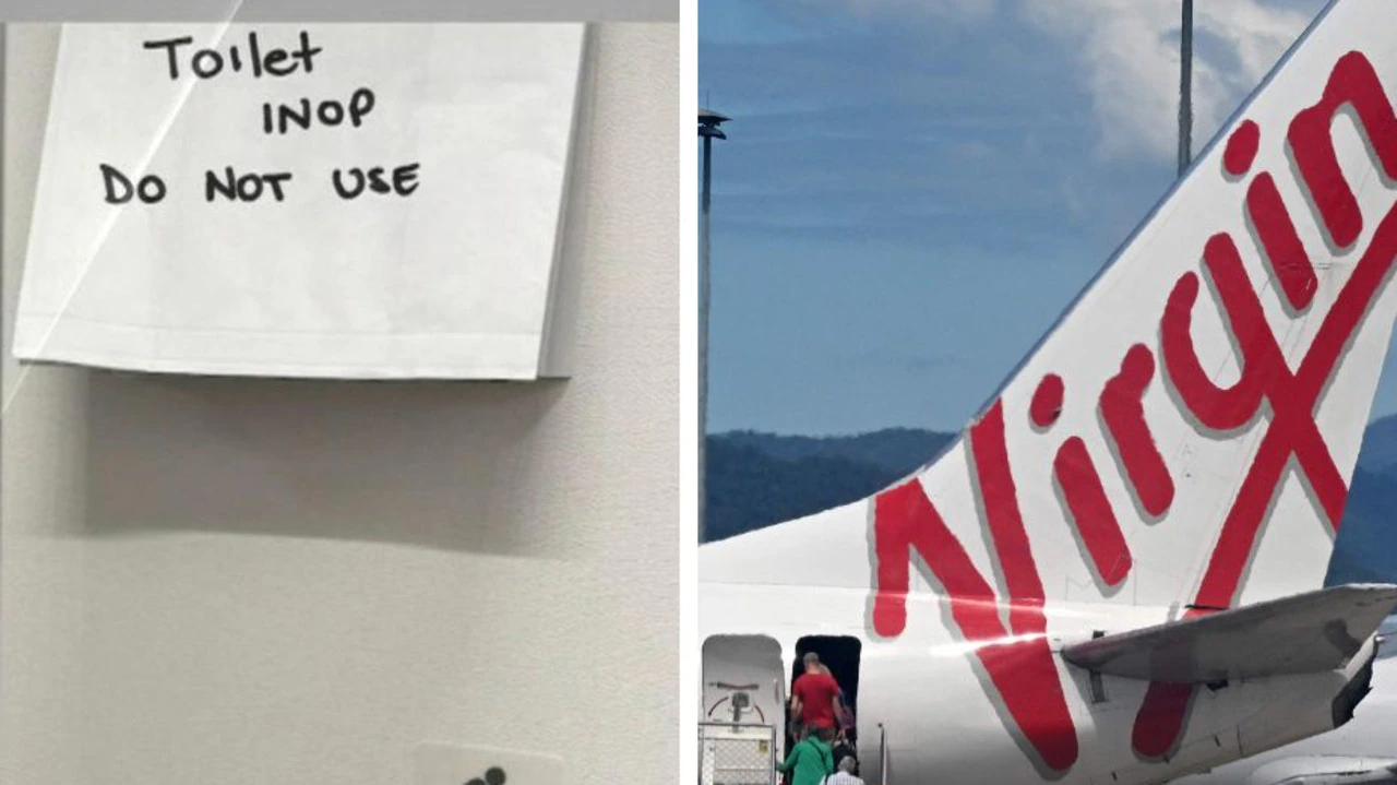 toilets Fail Mid-Air on Virgin Australia Flight