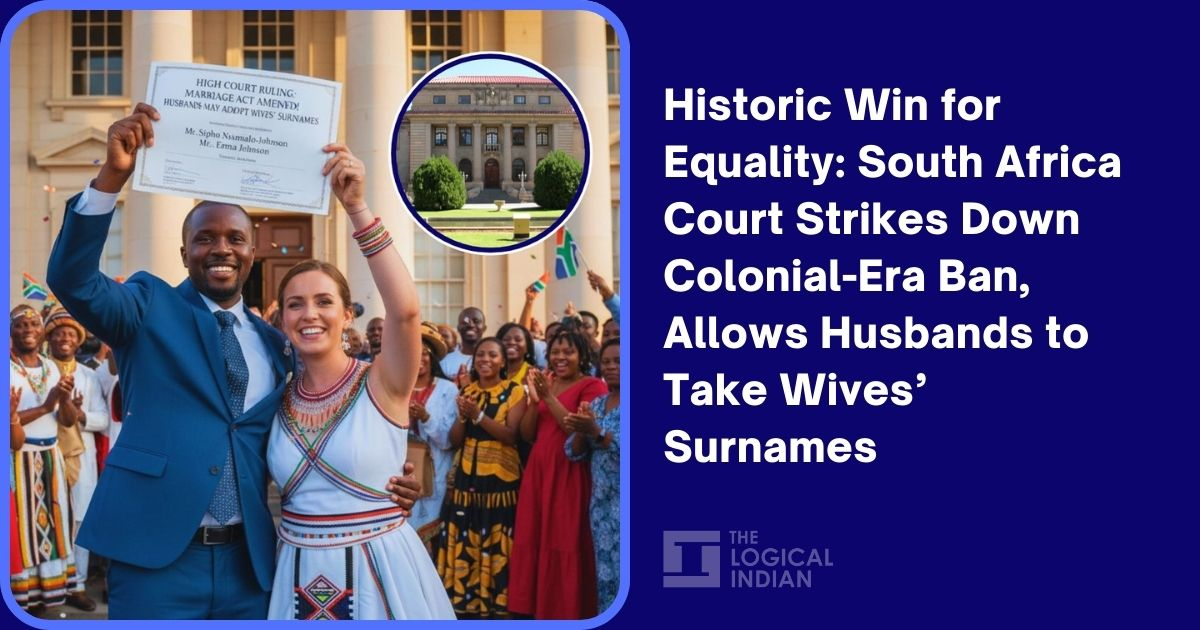 Husbands Can Take Wives' Surnames