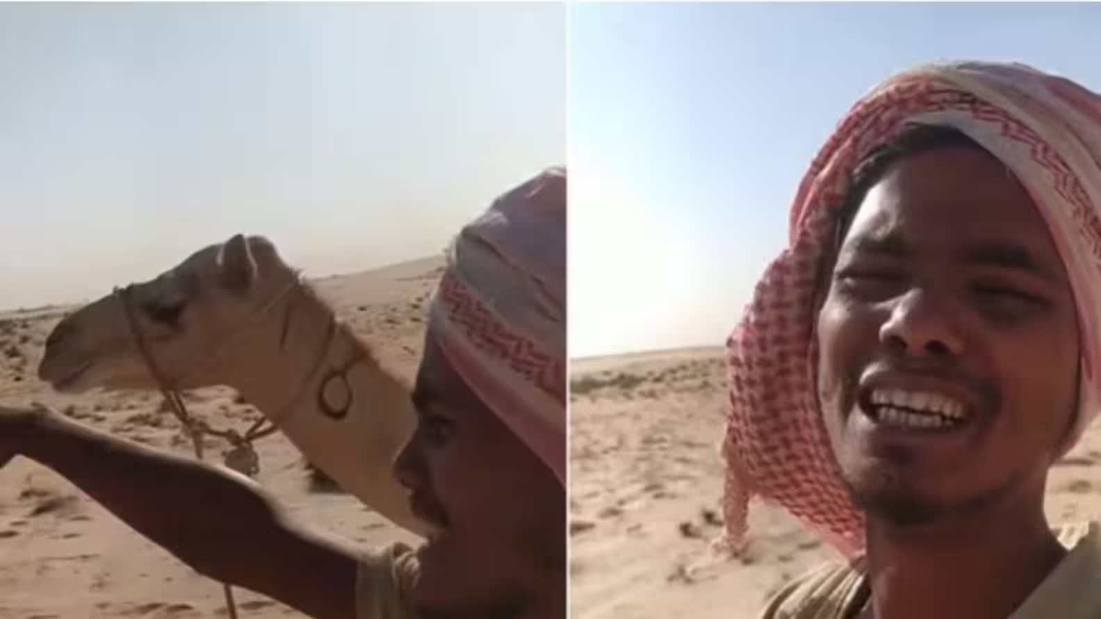 Indian Man Stranded in Saudi Desert