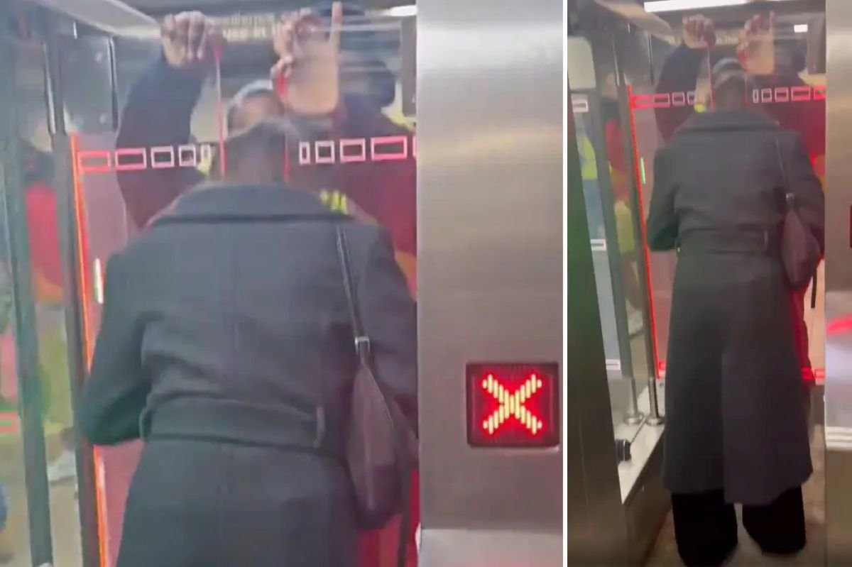 Straphanger Gets Head Stuck in New MTA